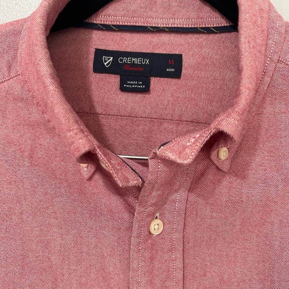 Cremieux Classic Pink Medium Button Down Shirt - Picture 3 of 3